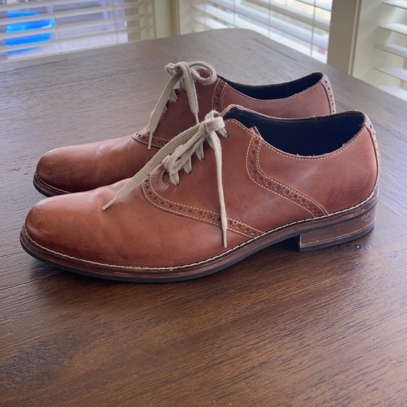 Cole Haan men’s brown leather Oxford shoes 10.5 main image 4